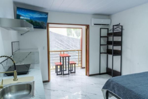 Studio with AC, Smart TV, Kitchen, Bath Pool 7